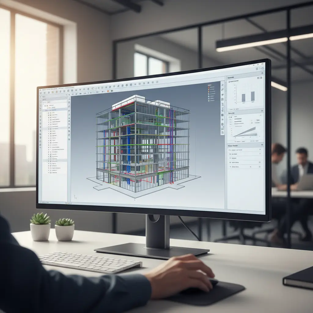 BIM modeling software interface